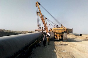 خط انتقال گاز از ایرانشهر به بمپور کلنگ زنی شد