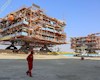 انتقال و نصب هم‌زمان دو سکوی فازهای ۲۲ تا ۲۴ پارس جنوبی