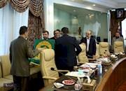   حضور کاروان خورشید به همراه پرچم رضوی در شورای معاونان وزارت نفت