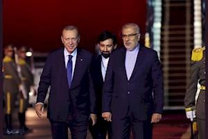 اردوغان وارد تهران شد