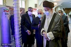 بازدید رهبر انقلاب از نمایشگاه دستاورد‌های صنعت هسته‌ای کشور