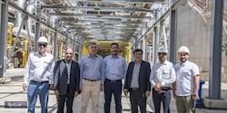 بازدید مدیـر عامل انرژی سپهر و مدیـر طرح‌های شرکت ملی صنایع پتروشیمی ایـران از پتروشیمی سبلان
