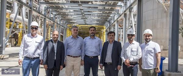 بازدید مدیـر عامل انرژی سپهر و مدیـر طرح‌های شرکت ملی صنایع پتروشیمی ایـران از پتروشیمی سبلان