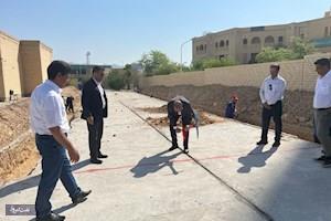 آغاز عملیات ساخت ساختمان چهار کلاسه مدرسه آفرینش مجتمع گاز پارس جنوبی
