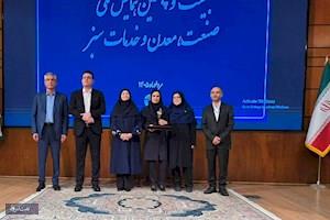 تندیس سیمین خدماتی سبز کشور به شرکت دماوند انرژی رسید